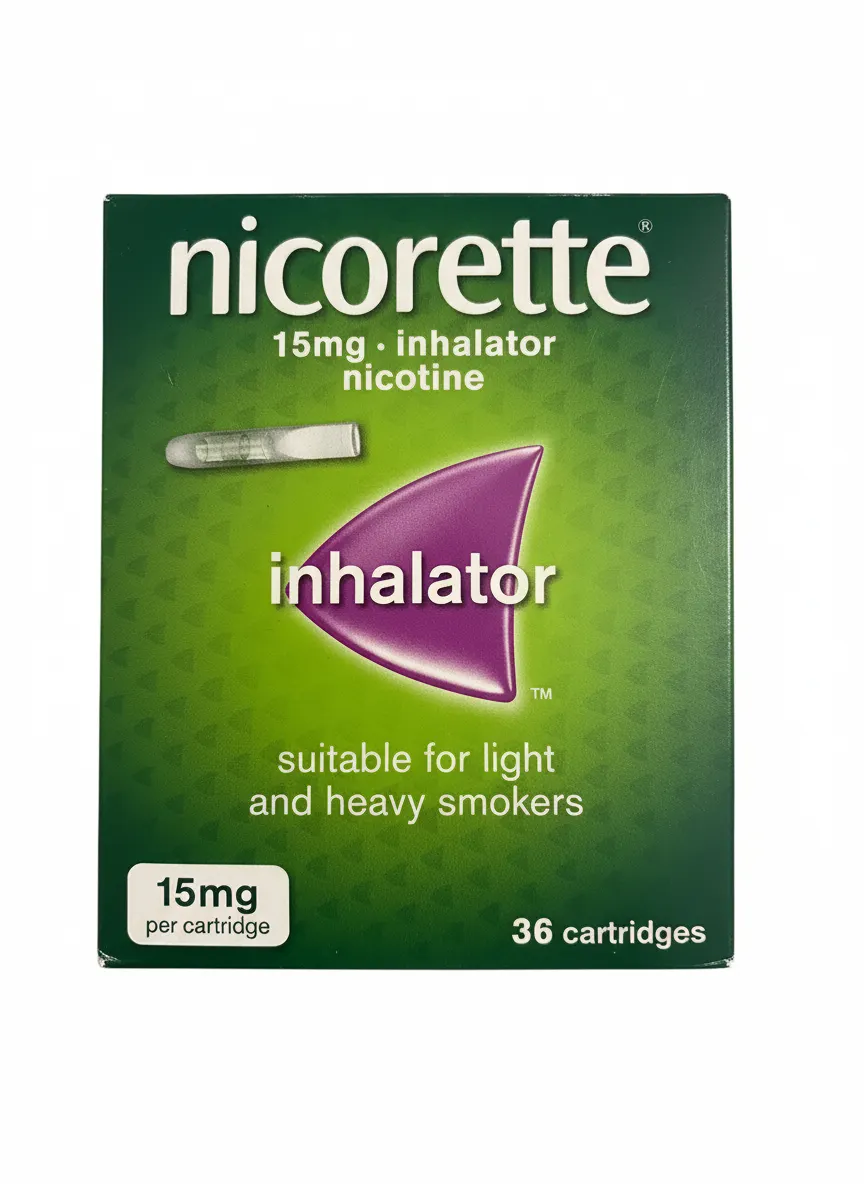 New Nicorette 15mg Inhalator 36 Cartridges Nicotine Quit Smoking Aid 3658036