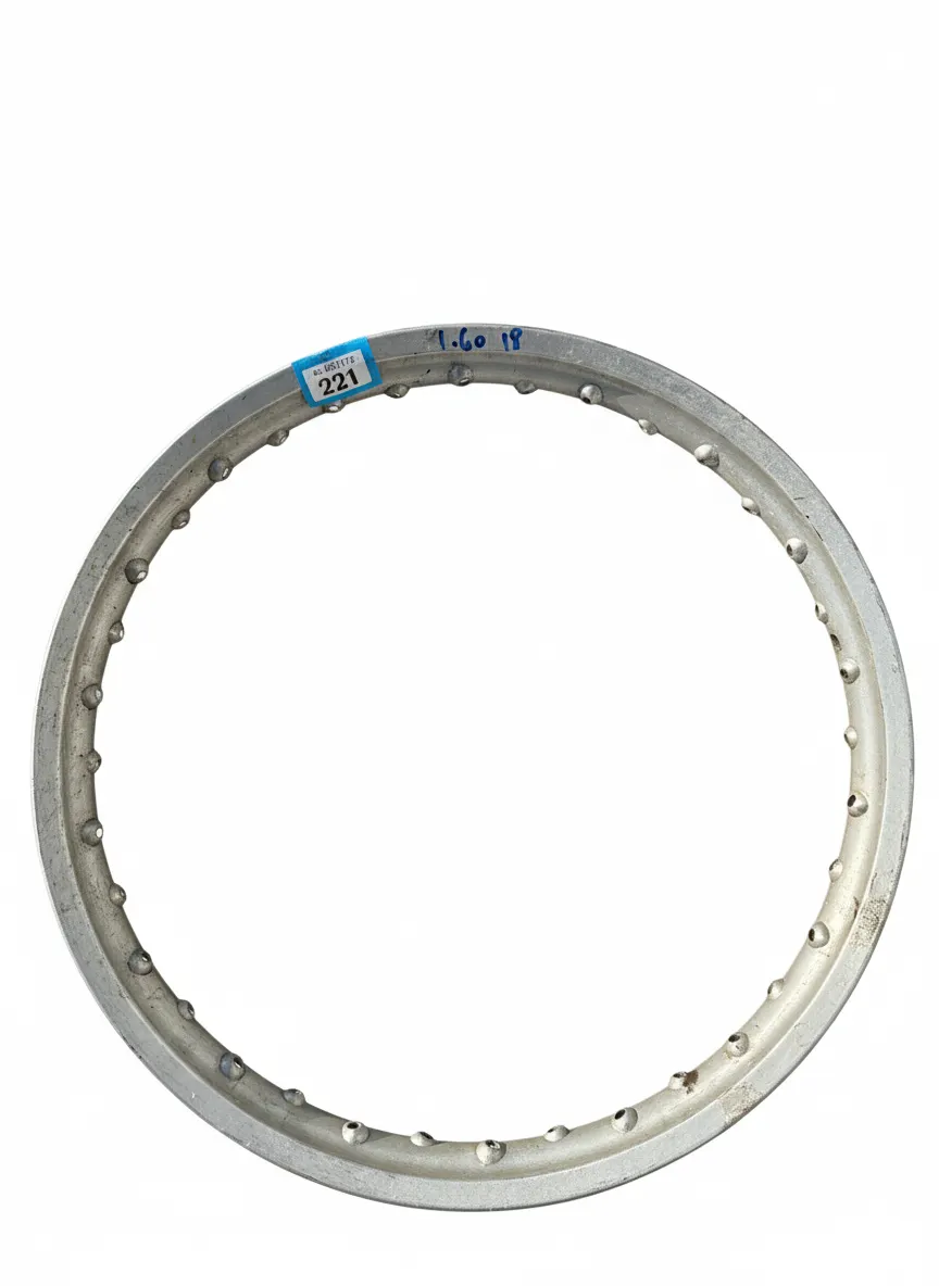 MZ Front Motorcycle Wheel Rim 18x1.60 - For Parts/Not Working