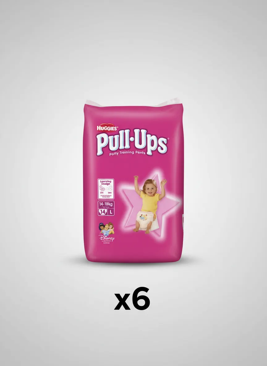 6 x Huggies Pull-ups Nappies