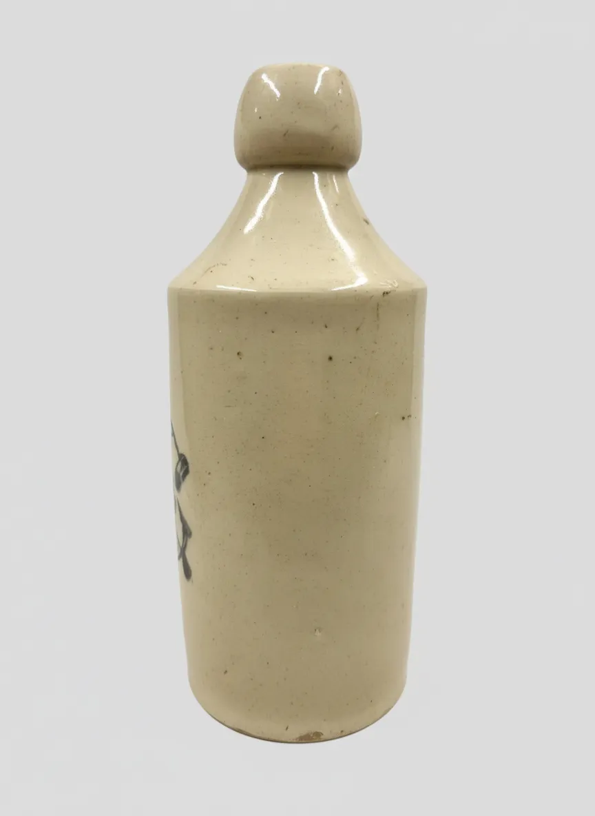 Philbrick Bideford Brewery Devon Ginger Beer Earthenware Flagon Bottle Used