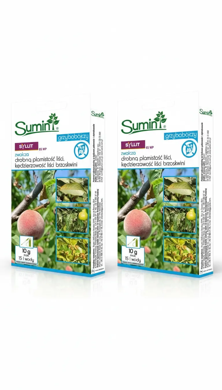 2x Syllit 10g Sumin Na Kędzierzawosc Liści Brzoskwini, Parch, Plamistość
