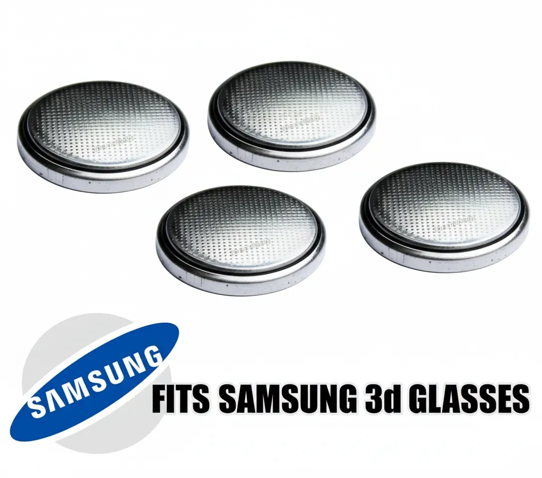 4x Samsung SSG-5100/4100/2100/3100GB 3D Glasses Replacement Batteries