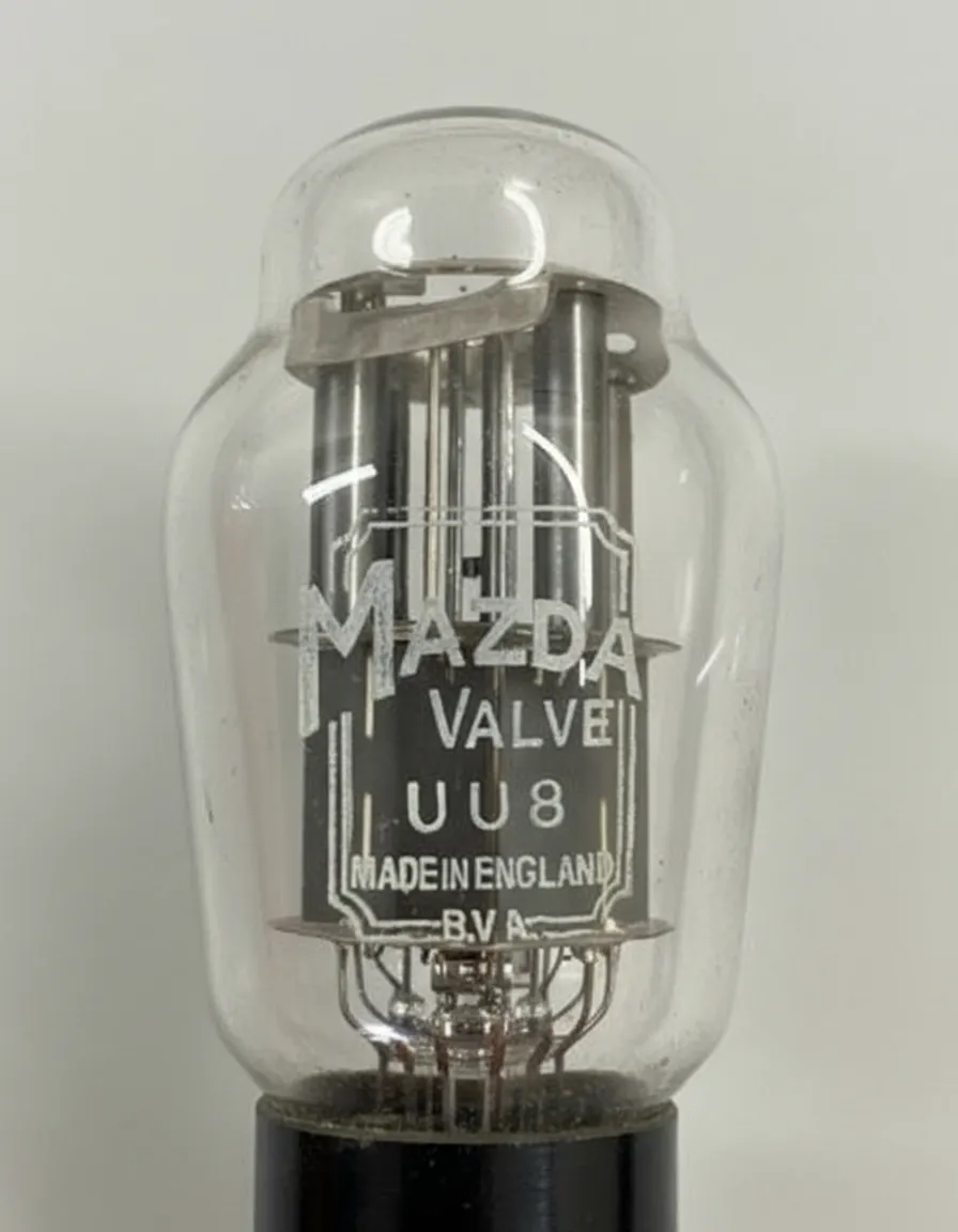 EDISWAN MAZDA UU8 Radio Valve Tube - Opened Never Used Vintage Part