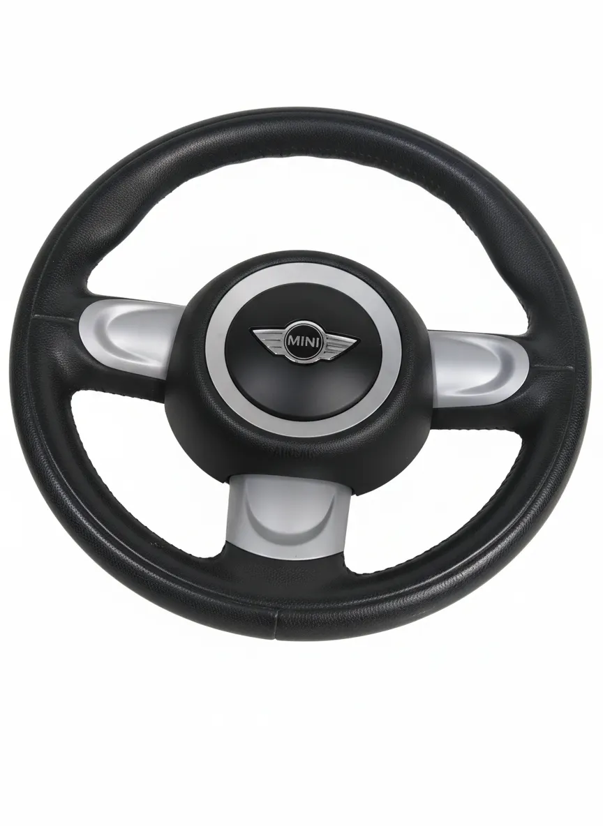 MINI R60 R61 Countryman Paceman Sport Leather 3 Spoke Steering Wheel Used