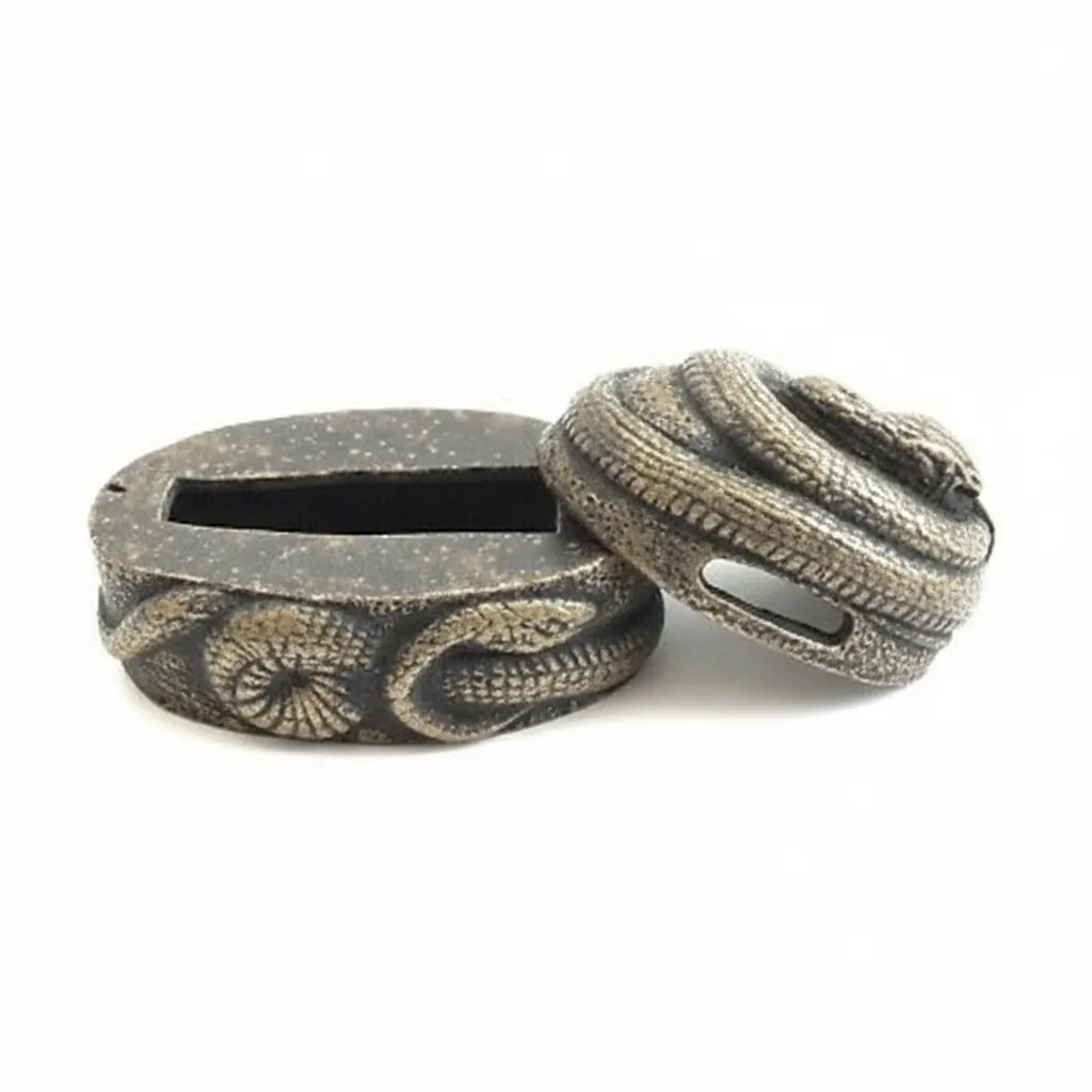 New Fuchi Kashira Tsuka Japanese Katana Sword Fittings Shinken Iaito D01