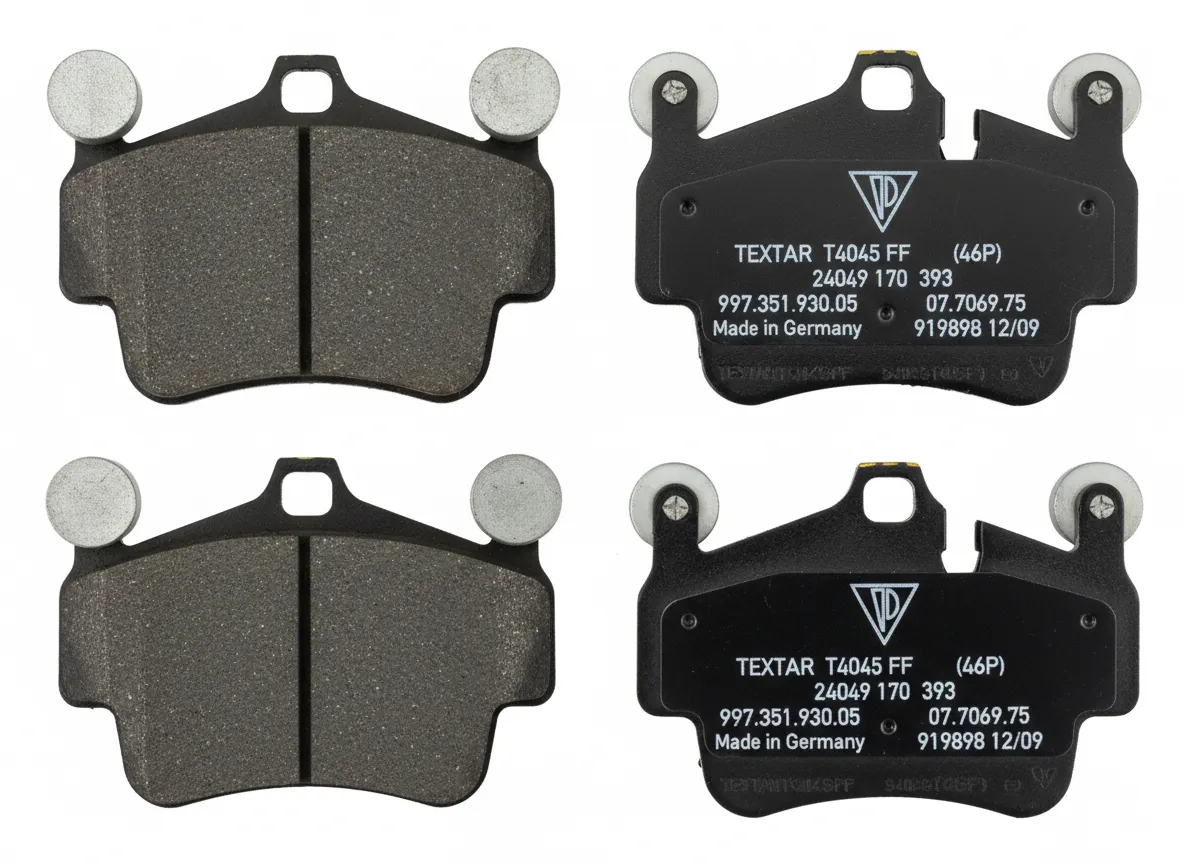 PORSCHE Original New Brake Pad Sets (2 Sets / 8 Pads) 99735193905 98635293910