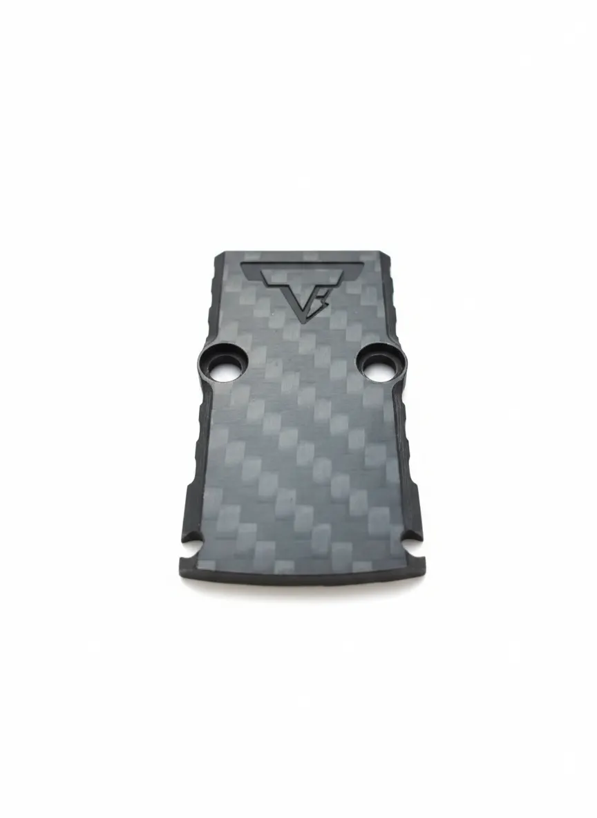 NEW TTI Taran Tactical Innovations Carbon Fiber RMR Blanking Plate Airsoft Glock