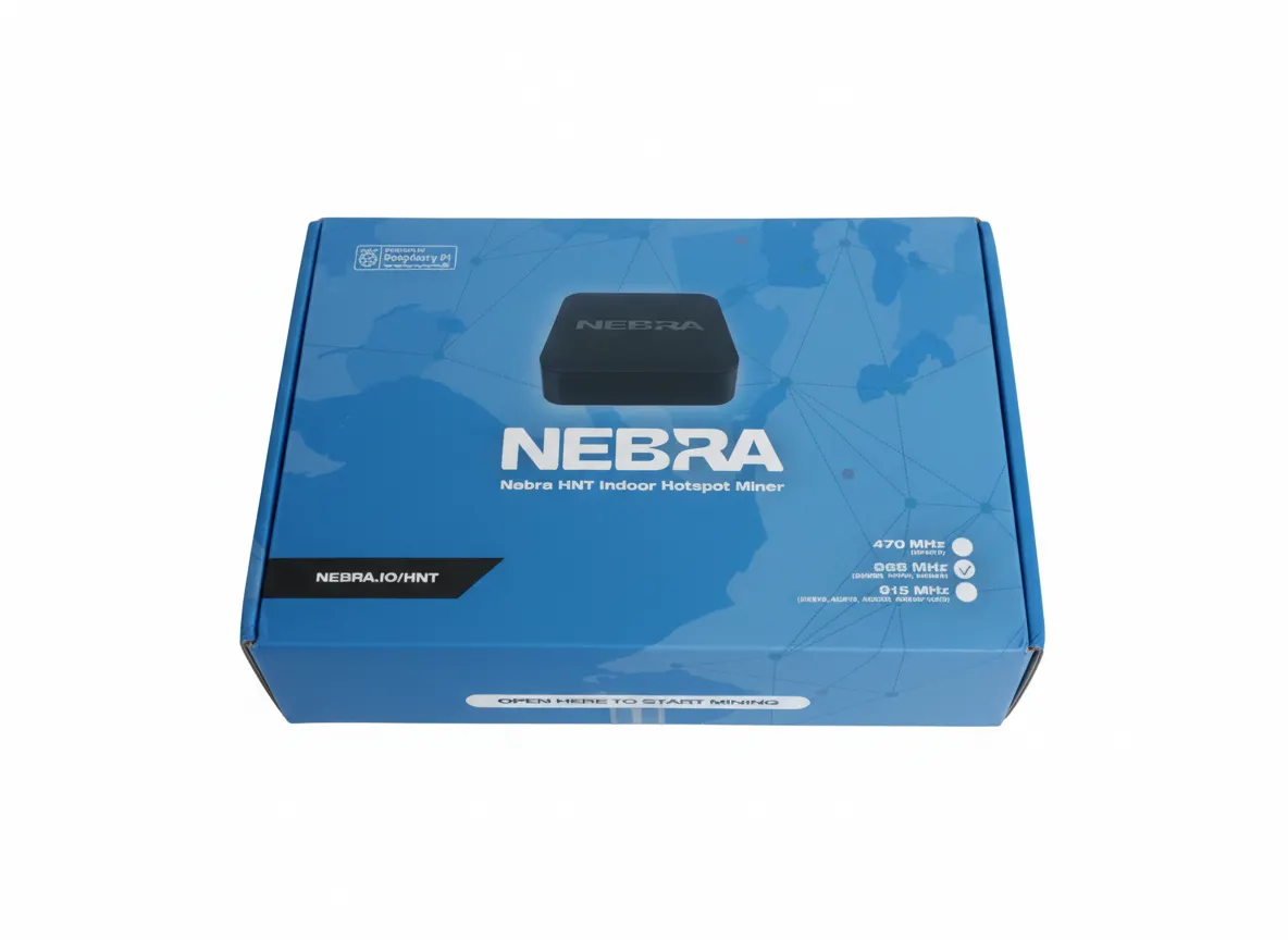 Nebra HNT Indoor Hotspot Helium Miner 869MHz (EU868, IN865, RU864) New Sealed