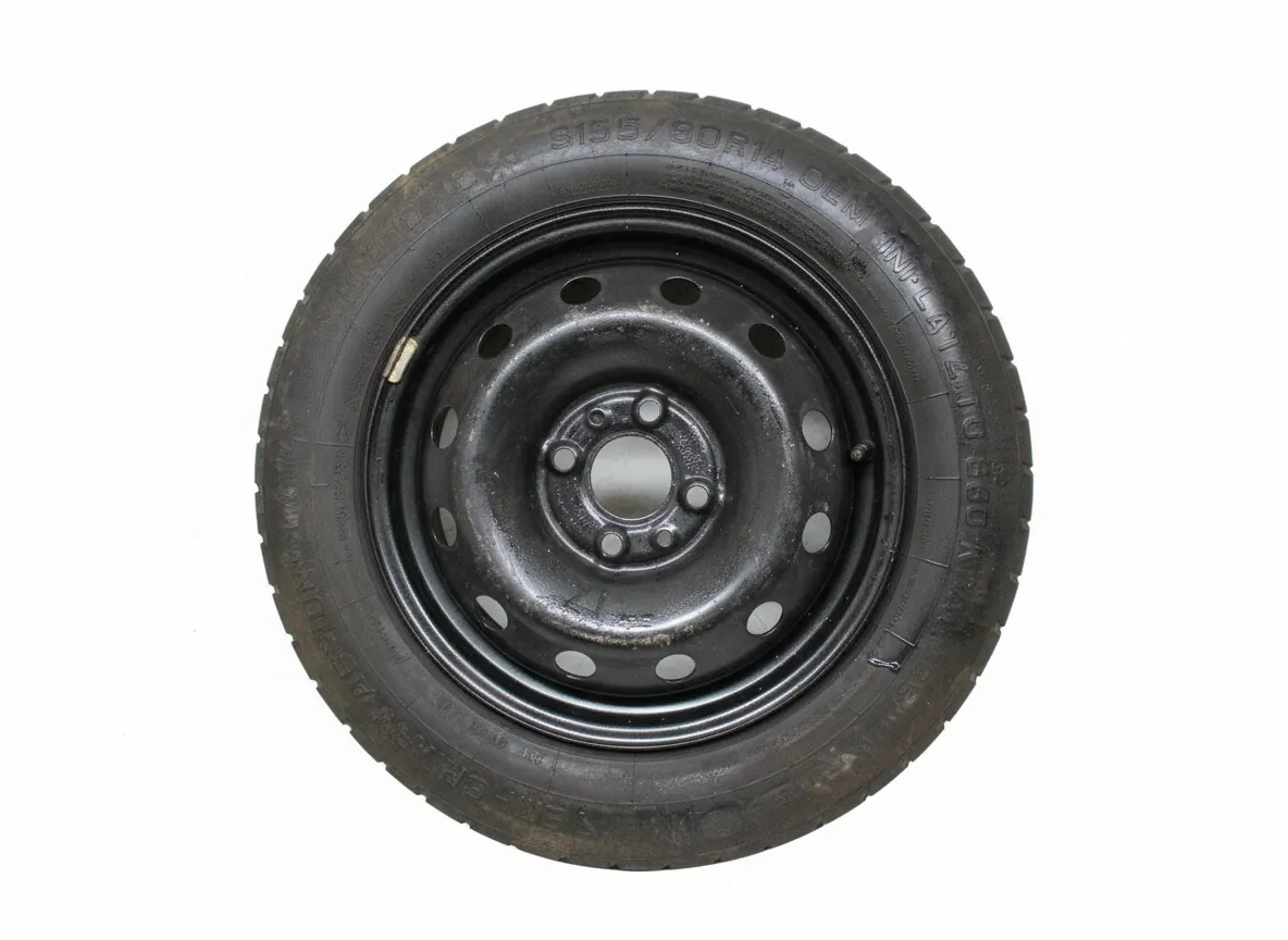 2013 FIAT 500 SPARE SAVER WHEEL AND TYRE S135/80R14 OEM
