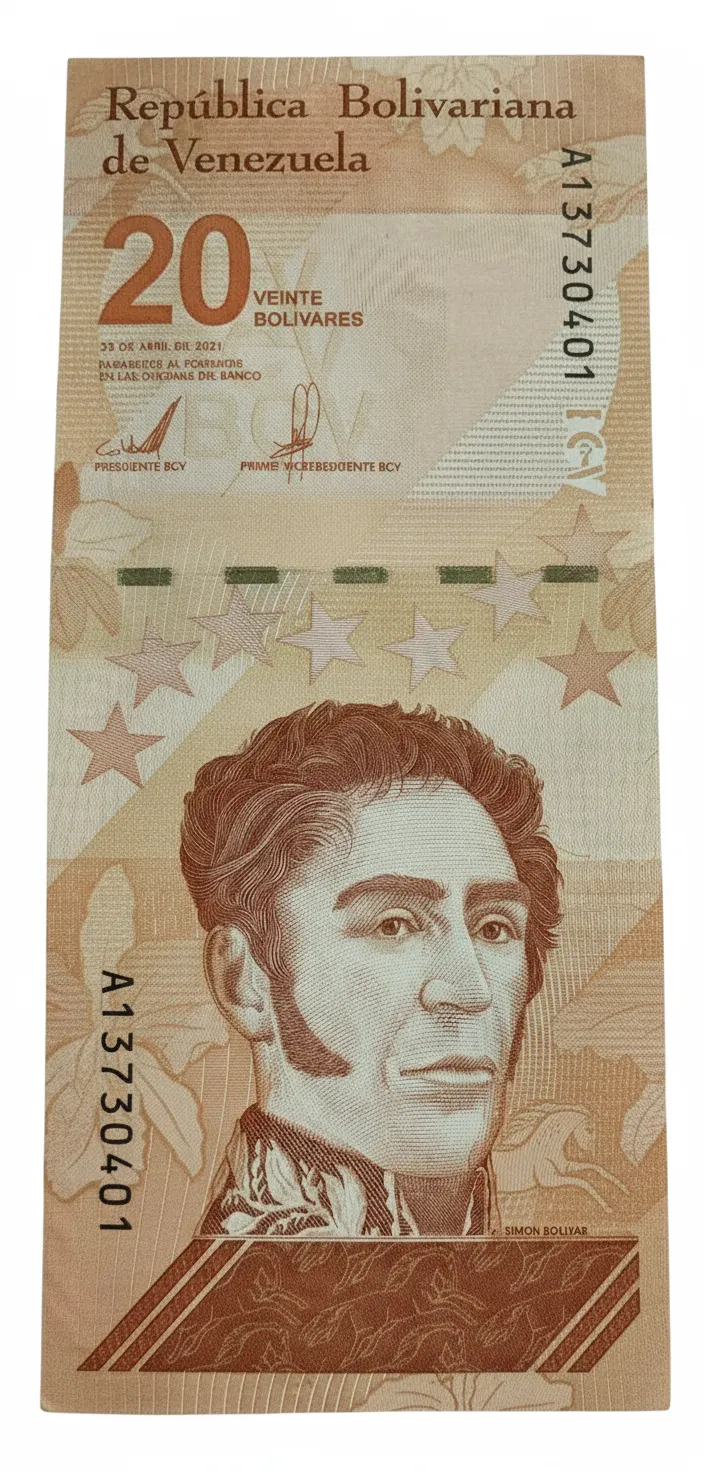 VENEZUELA 20 Bolivares Digitales 2021 UNC (20 Million Old Bolivares)