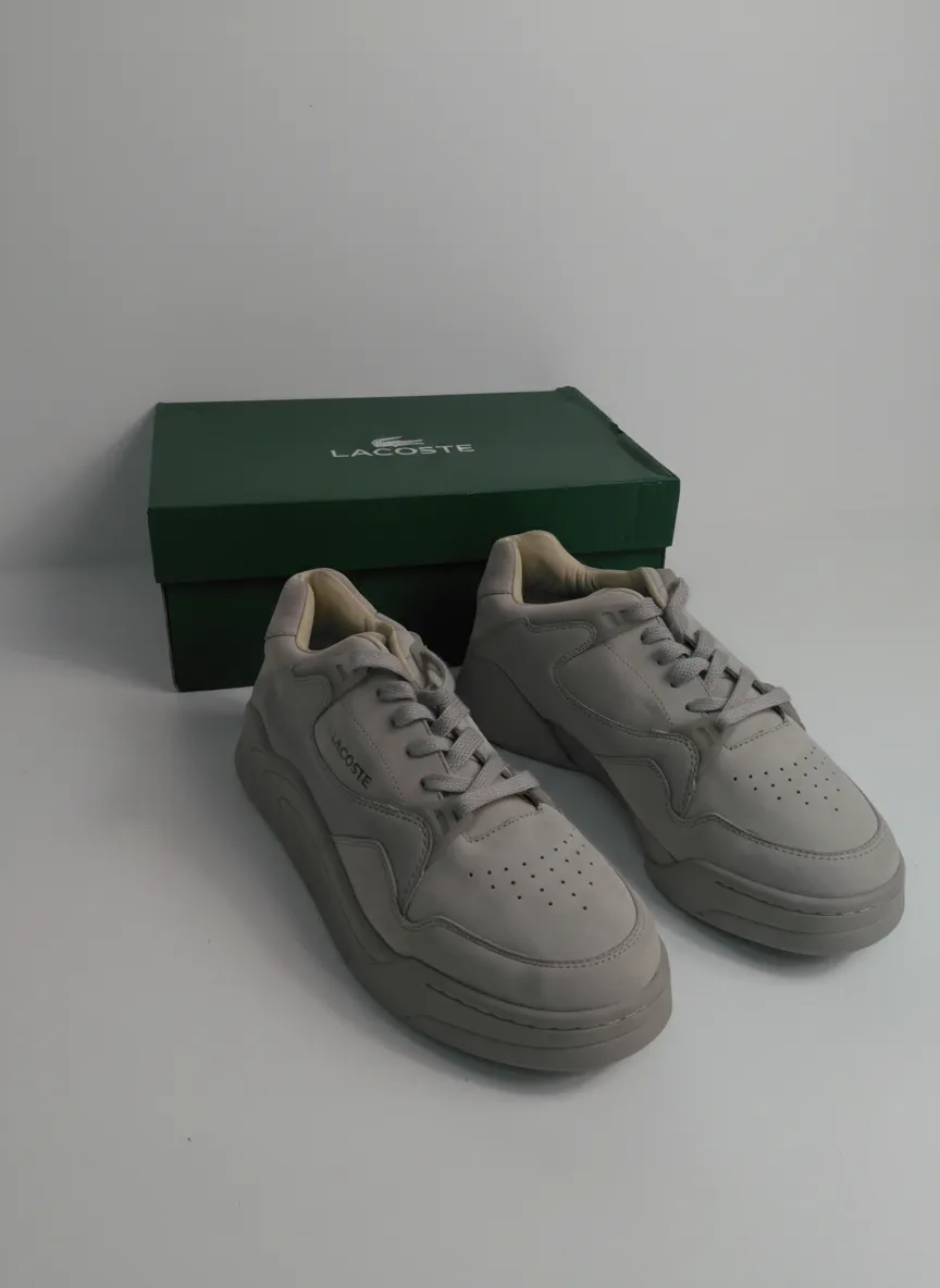 Pair Lacoste Court Slam 419 Men's Sneakers Trainers UK 8 EU 42 Ex-Display