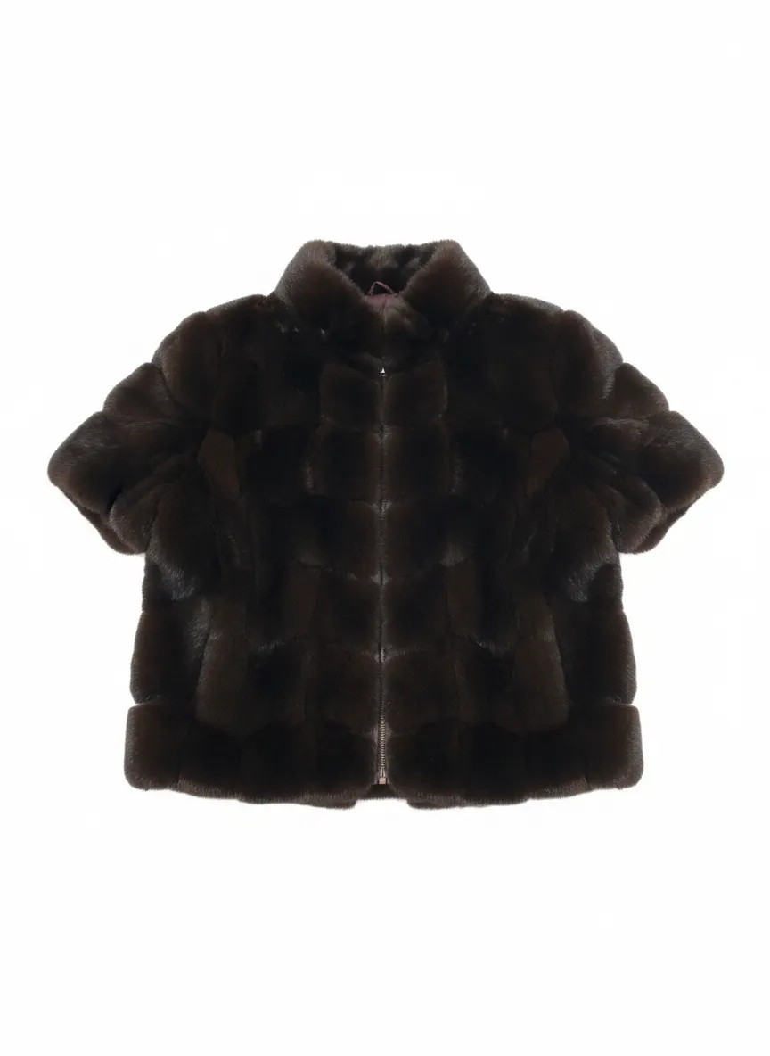 New Women Genuine Real Rex Rabbit Fur Chinchilla Gilet Vest