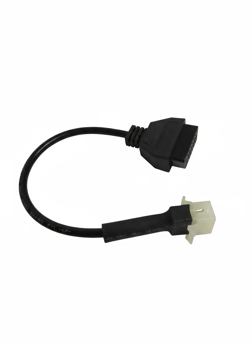 Motorcycle OBD Diagnostic Cable for Aprilia SRV 850 - Opened for Photos