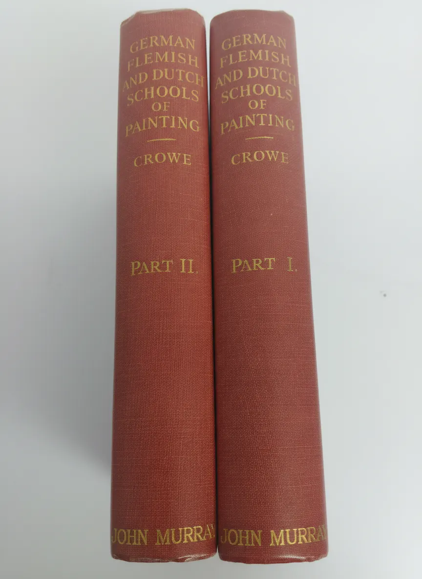 THE GERMAN, FLEMISH AND DUTCH SCHOOLS OF PAINTING II VOLS 1911 JOHN MURRAY Used