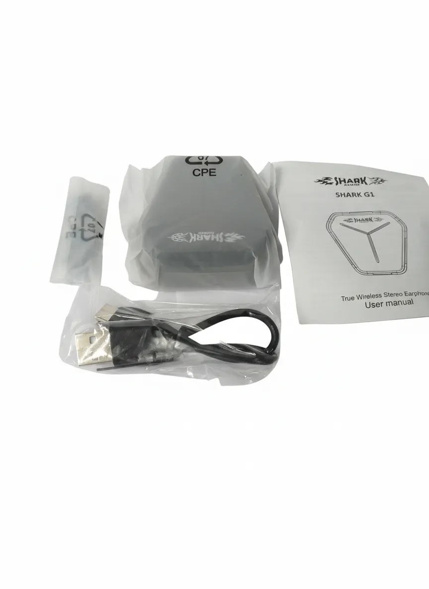 New Shark G1 x Wireless Stereo Bluetooth Earbuds Earphones Black