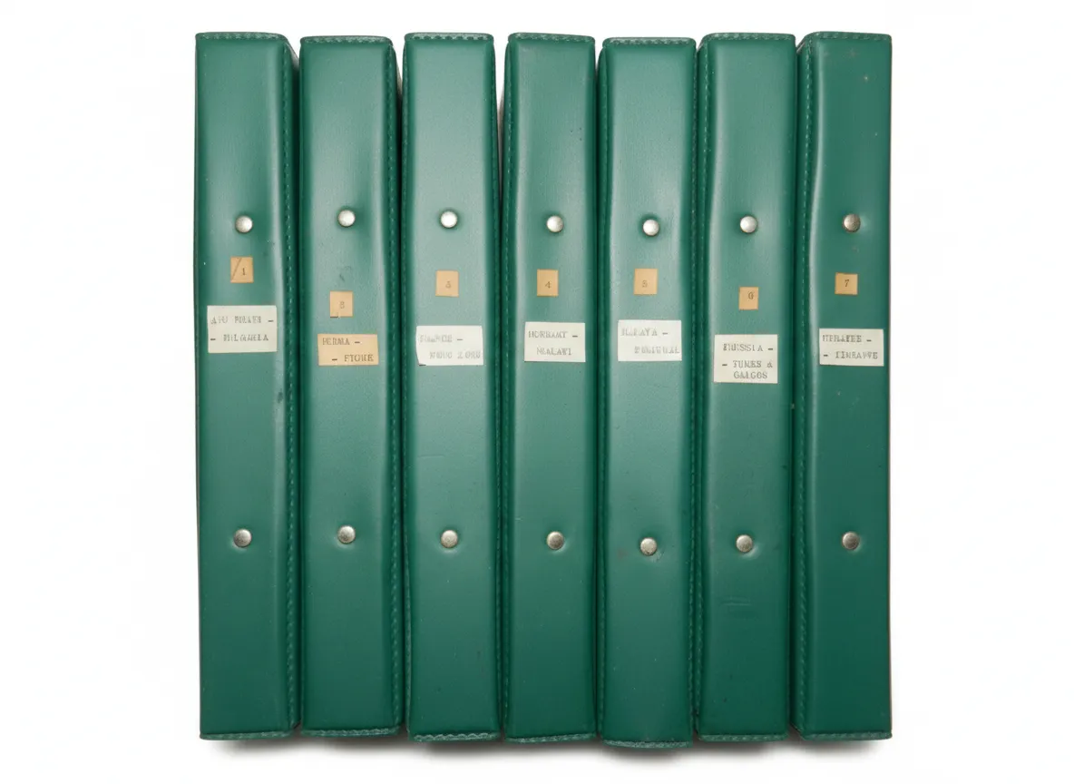 7x WORLDWIDE A-Z STAMP COLLECTION ALBUMS | ALL PERIODS MINT & USED