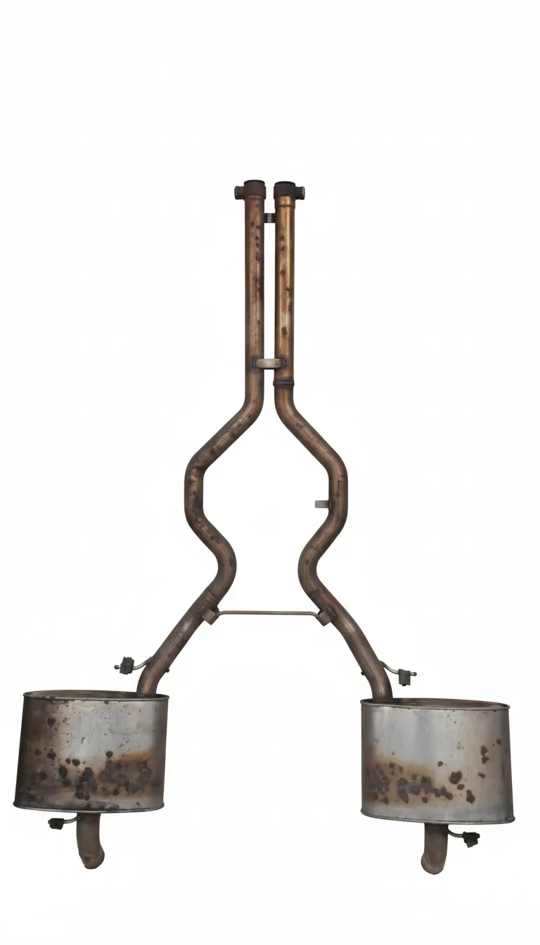 LAND ROVER RANGE ROVER VOGUE L405 SDV8 2013- FULL TWIN EXHAUST PIPE BOX 82124599