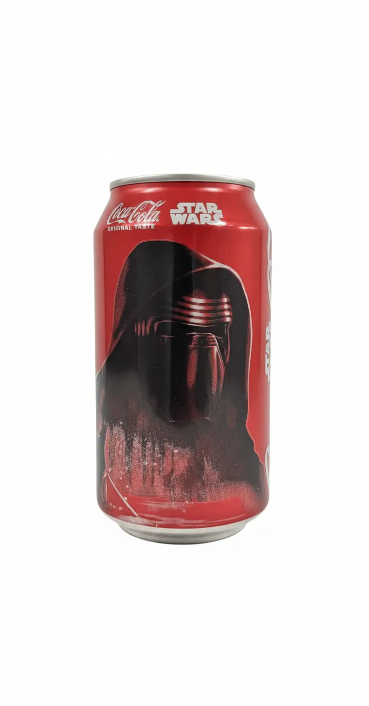Star Wars Kylo Ren Coca-Cola Limited Edition Can USA Rare NEW Unopened