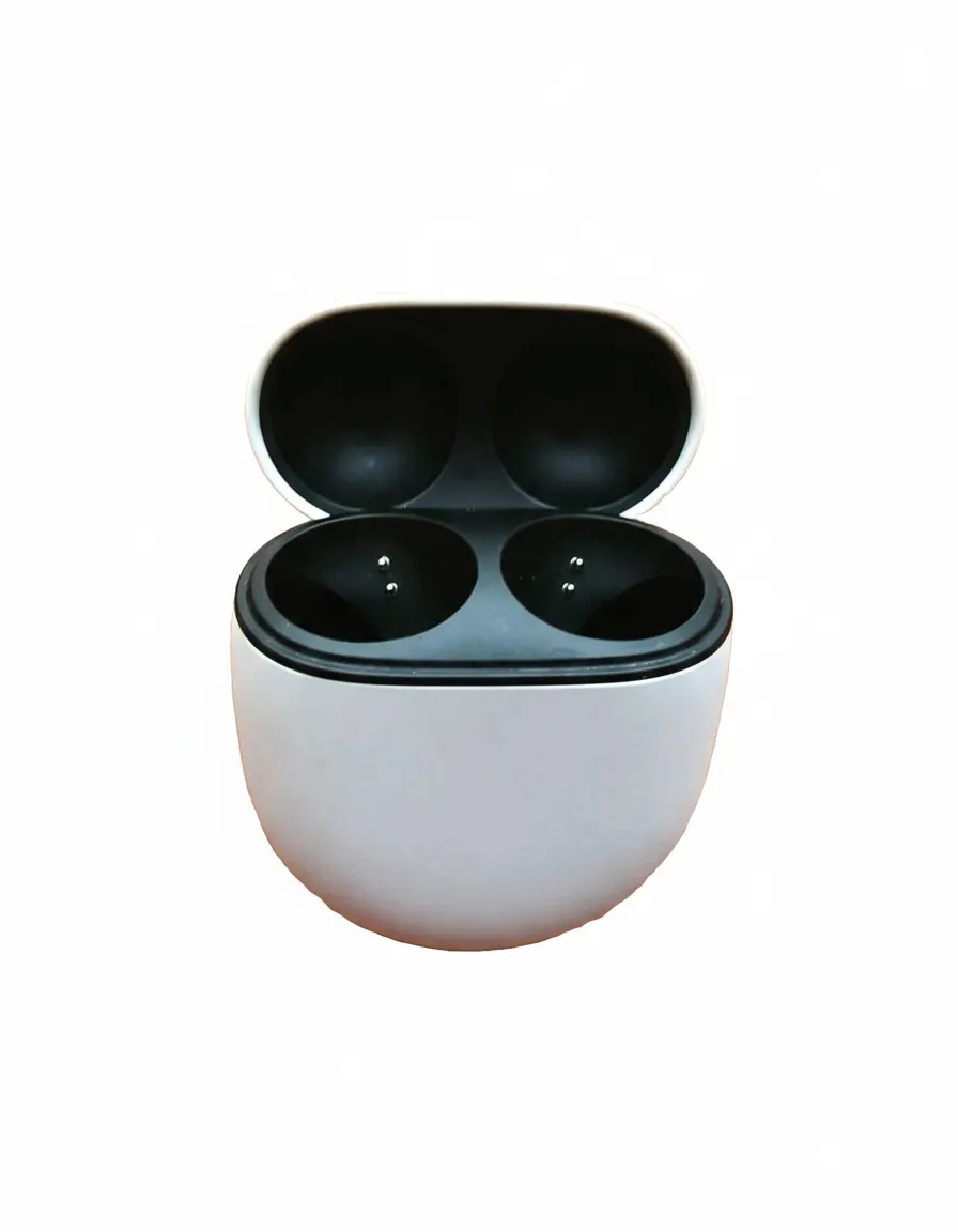 Google Pixel Buds Pro Charging Case ONLY White Cleaned Tested