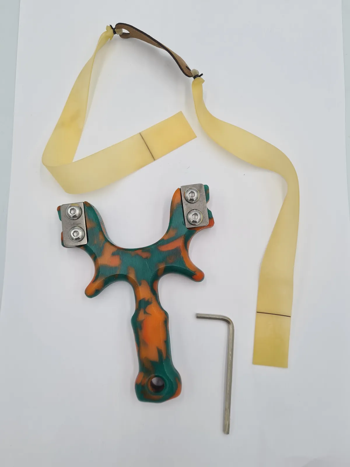 LEIGHTONS CATTYS UHMWPE Clipped Frame Hunting Catapult 90mm “Humber Pig” TTF