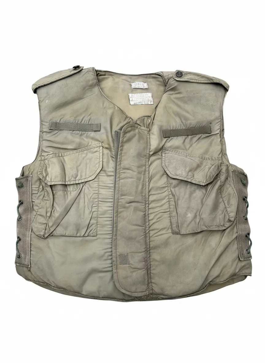 Flack Jacket Body Armour Vietnam War M-1952a Fragmentation Size Large 1955 Dated