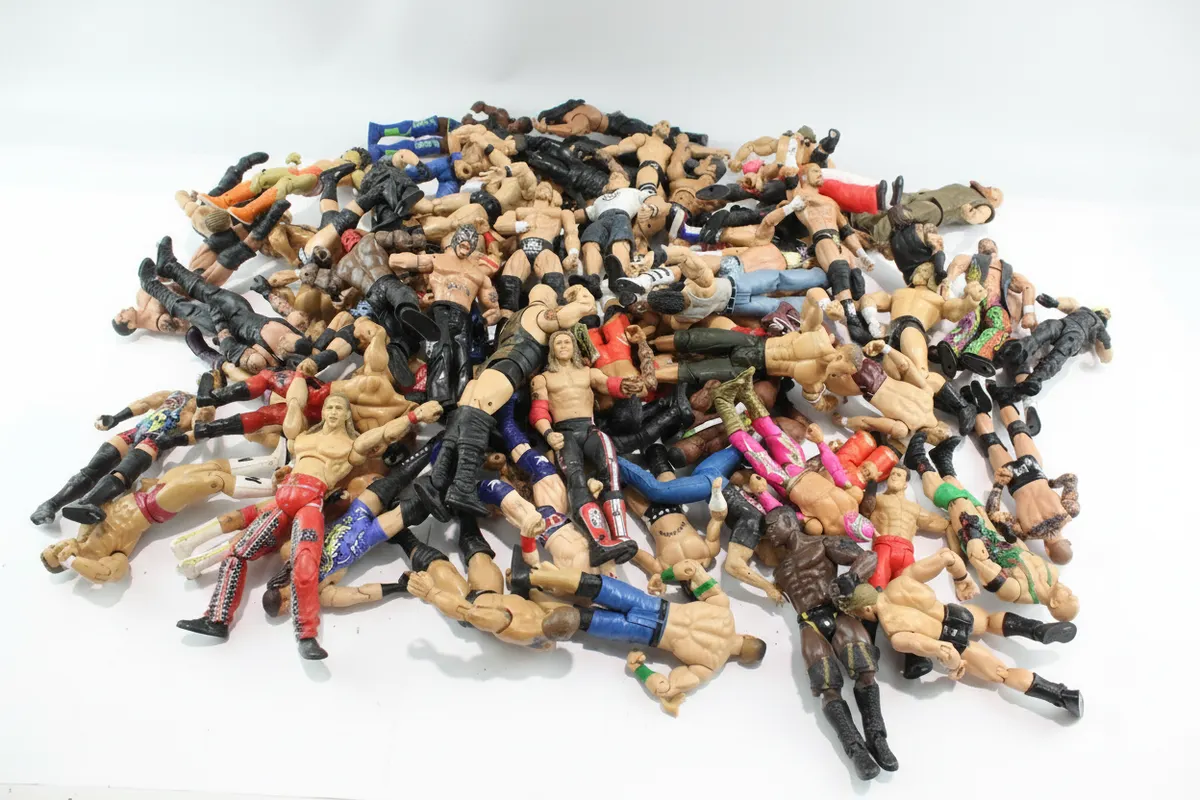 JAKKS Pacific WWE Wrestling Action Figures Collectible Joblot - Used, 7.6kg+ Lot