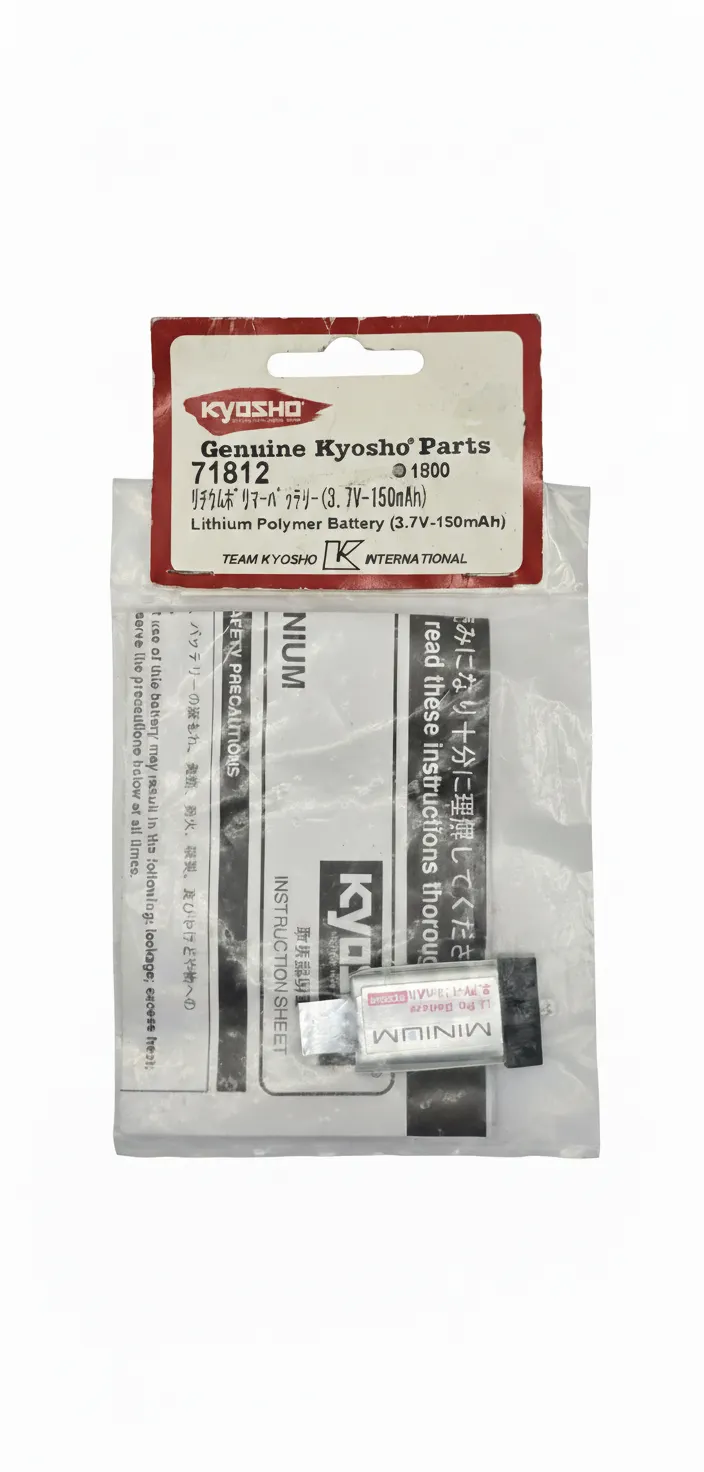 NEW Kyosho 71812 Li-Po Lithium Polymer Battery 3.7V 150mAh Caliber Minium 012B