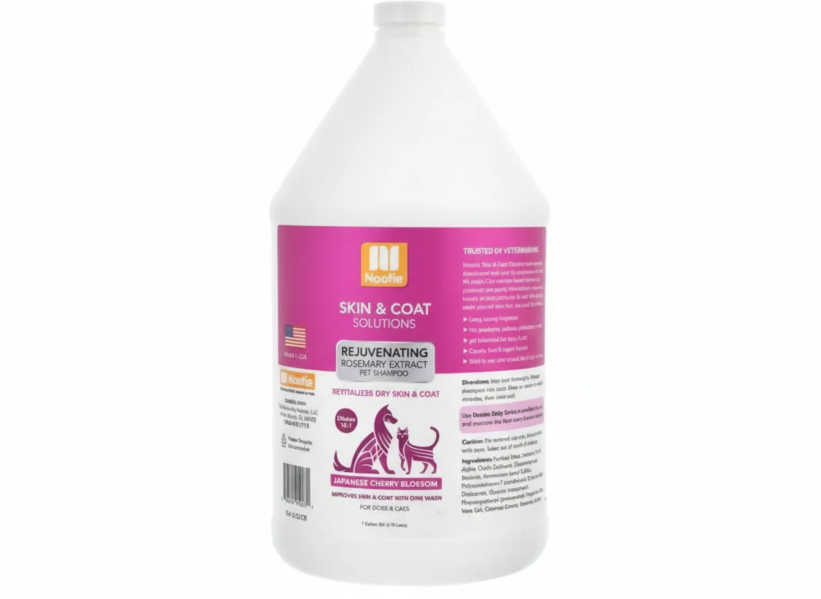 Nootie Rejuvenating Cherry Blossom Rosemary Extract Pet Shampoo Dog Cat 3.8L