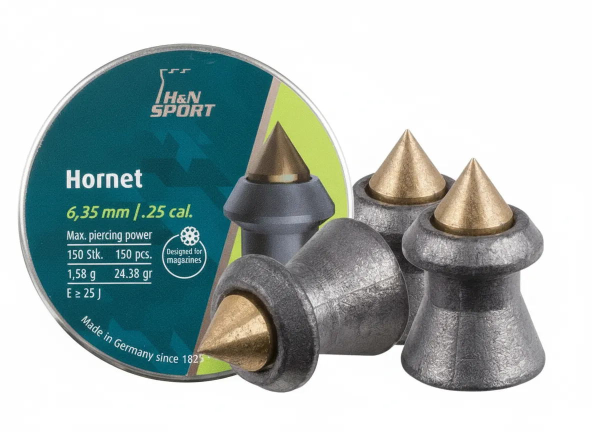 H&N Hornet Airgun Pellets .25/6.35mm (150ct)