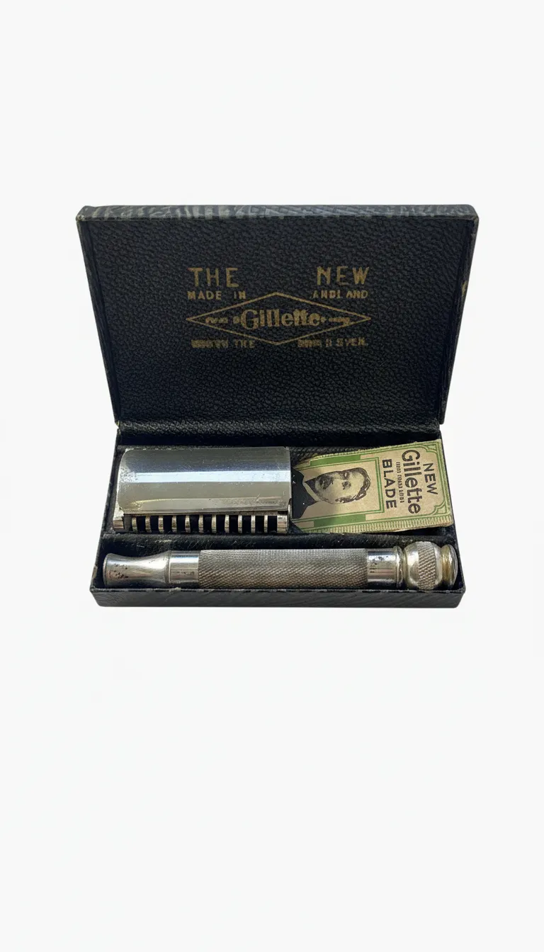 Gillette Vintage Double Edge Safety Razor Boxed - Made in England - Used