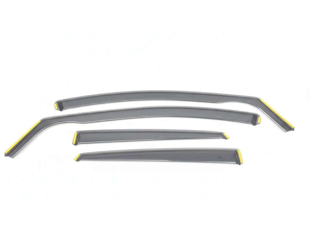 4x Translucent Wind Deflectors for FORD FOCUS Mk3 Hatchback Saloon 2011-2018