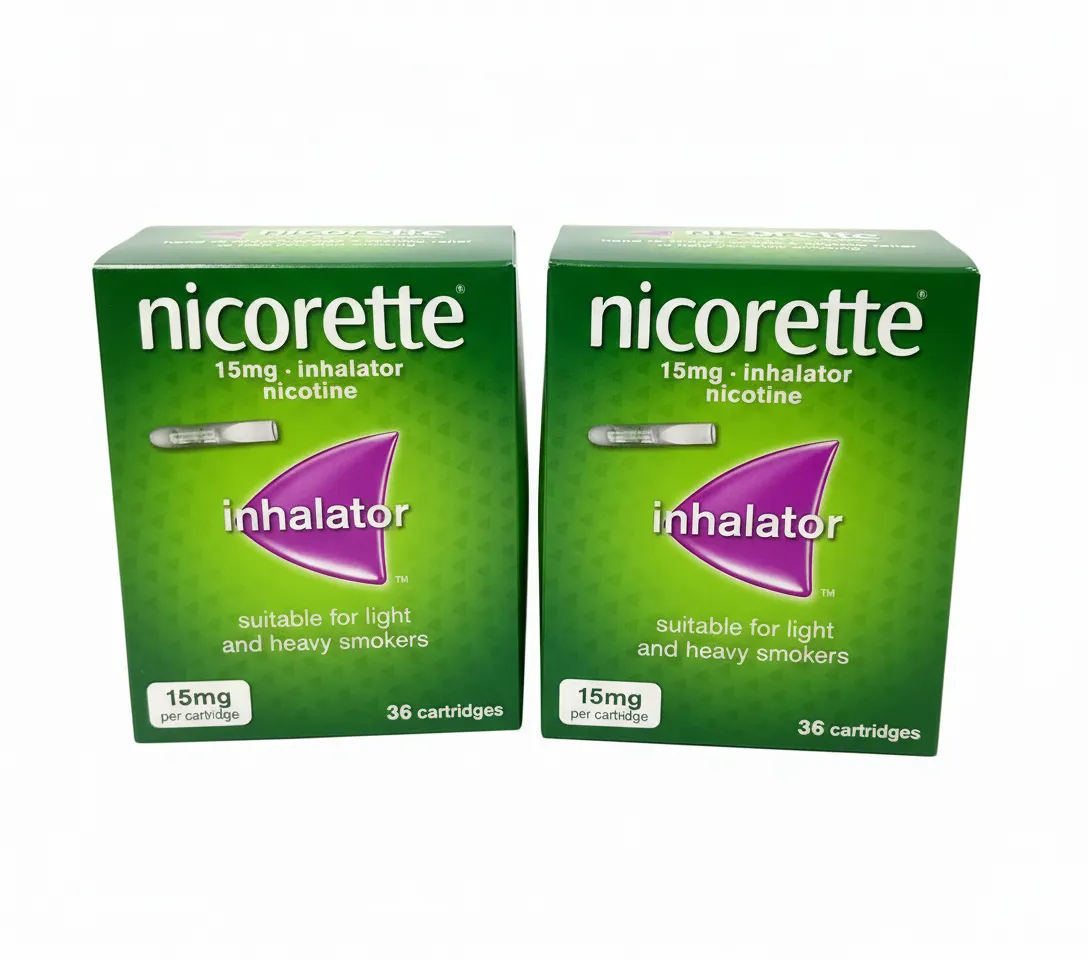 New Nicorette Inhalator 15mg - 2 Packs (72 Total) Nicotine Replacement