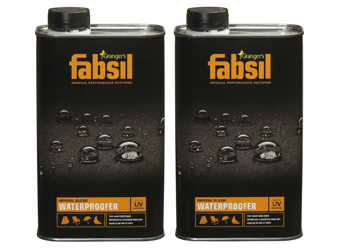 2 x 1L Fabsil GRAB51 Waterproofer Silicone Concentrate for Tents & Awnings Gold