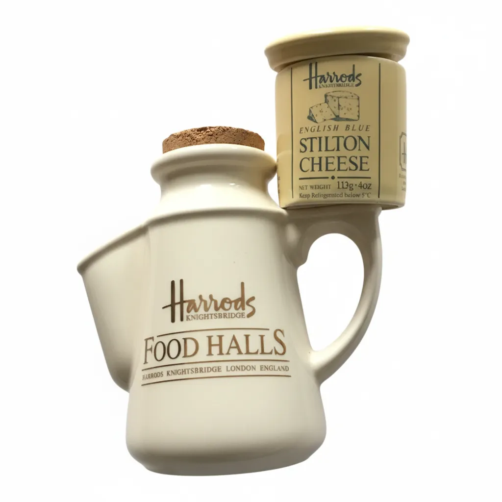 Harrods Food Halls Pitcher Peanut Dispenser David Birch  Stoneware & Other  Pot