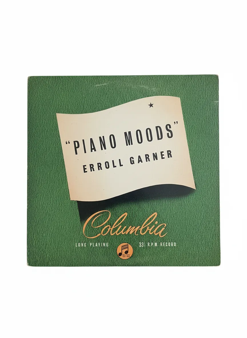Erroll Garner - Piano Moods - Columbia 10-inch Mono Jazz LP Vinyl Record