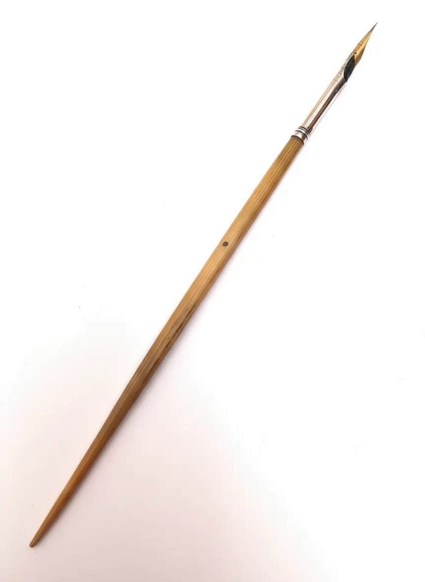 Antique Rare Mosley London Solid Silver Porcupine Quill Dip Pen & Nibs