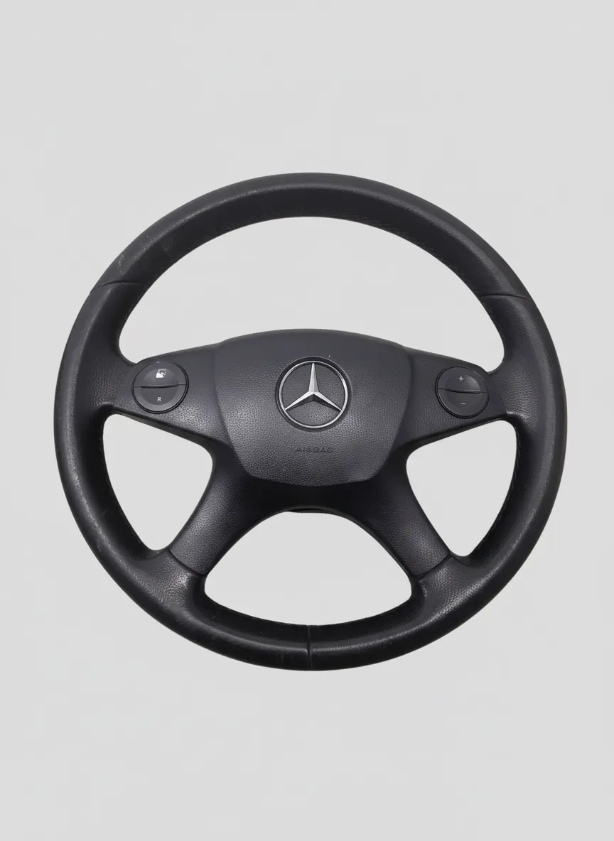 2008 MERCEDES C CLASS W204 COMPLETE MULTI FUNCTIONAL STEERING WHEEL A20446003039