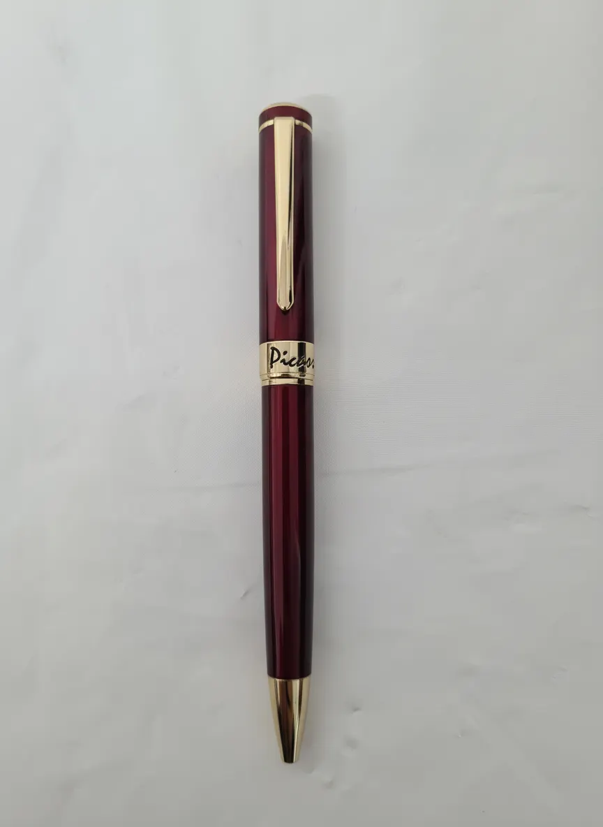 Picasso & Co Luxury Red/Gold Ballpoint Pen PS902RDGB Executive Pen