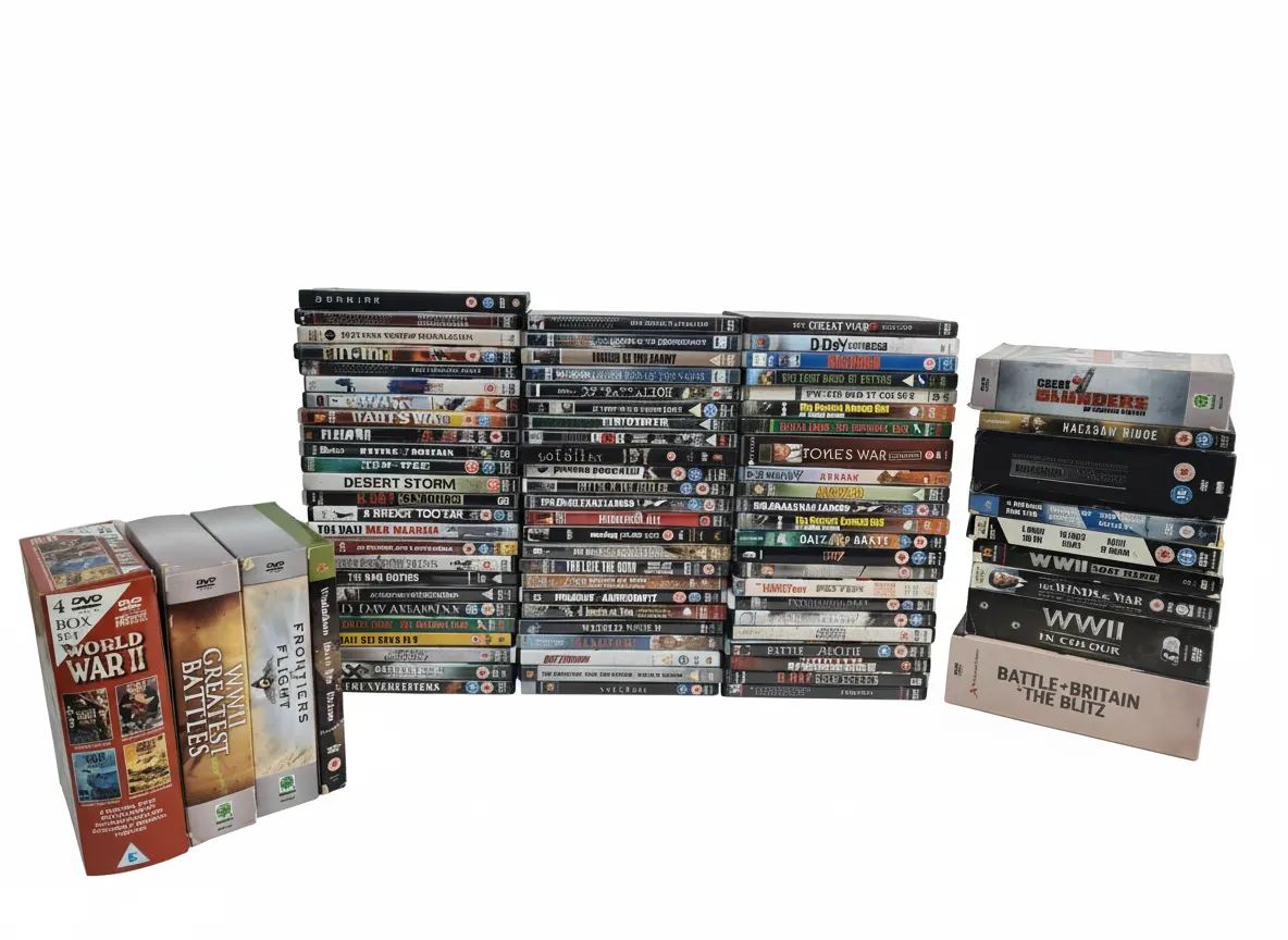 85x War DVD Joblot - Collection Films & Documentaries (Dunkirk Platoon etc)
