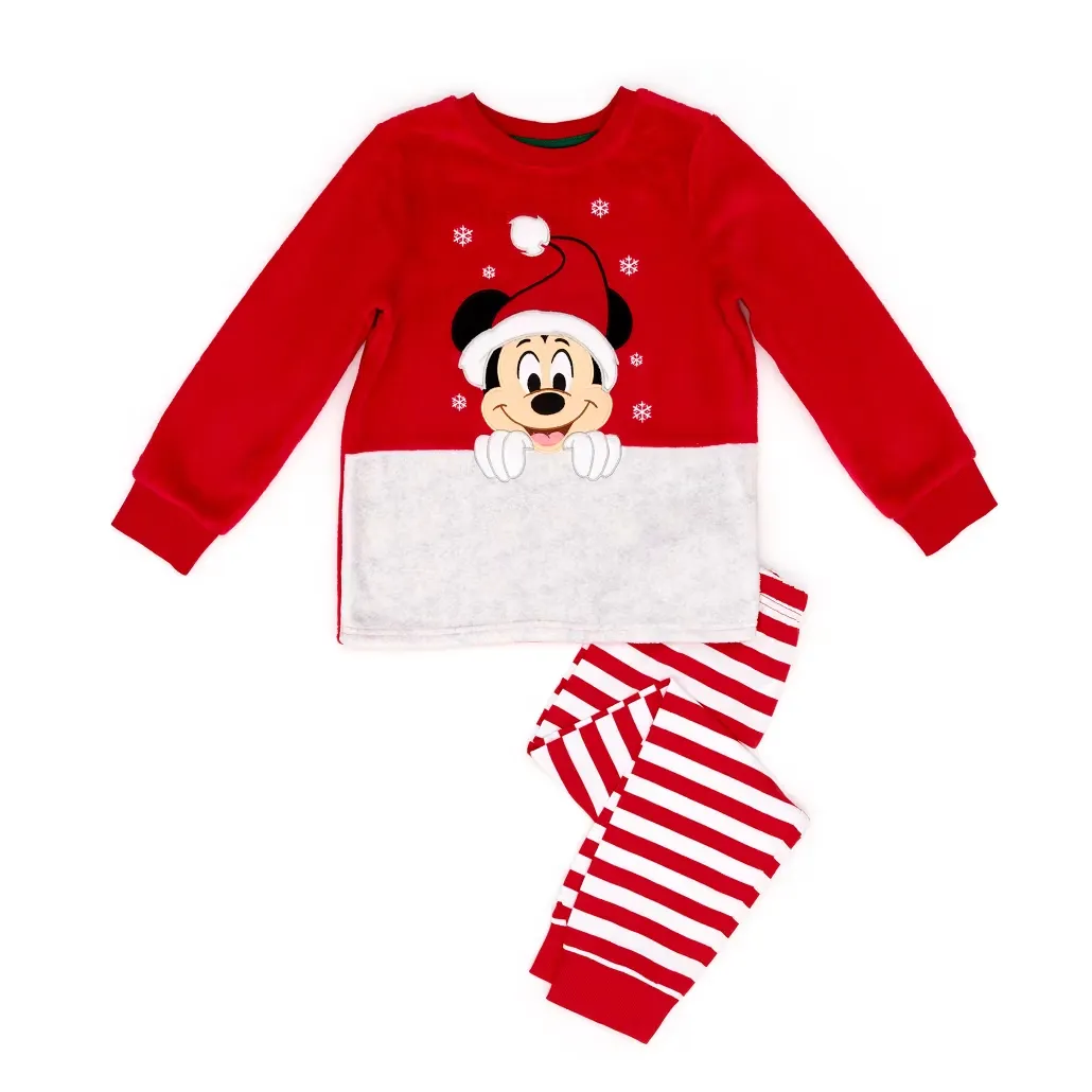 Mickey Mouse Holiday Cheer Fluffy Pyjamas For Kids- Age 4