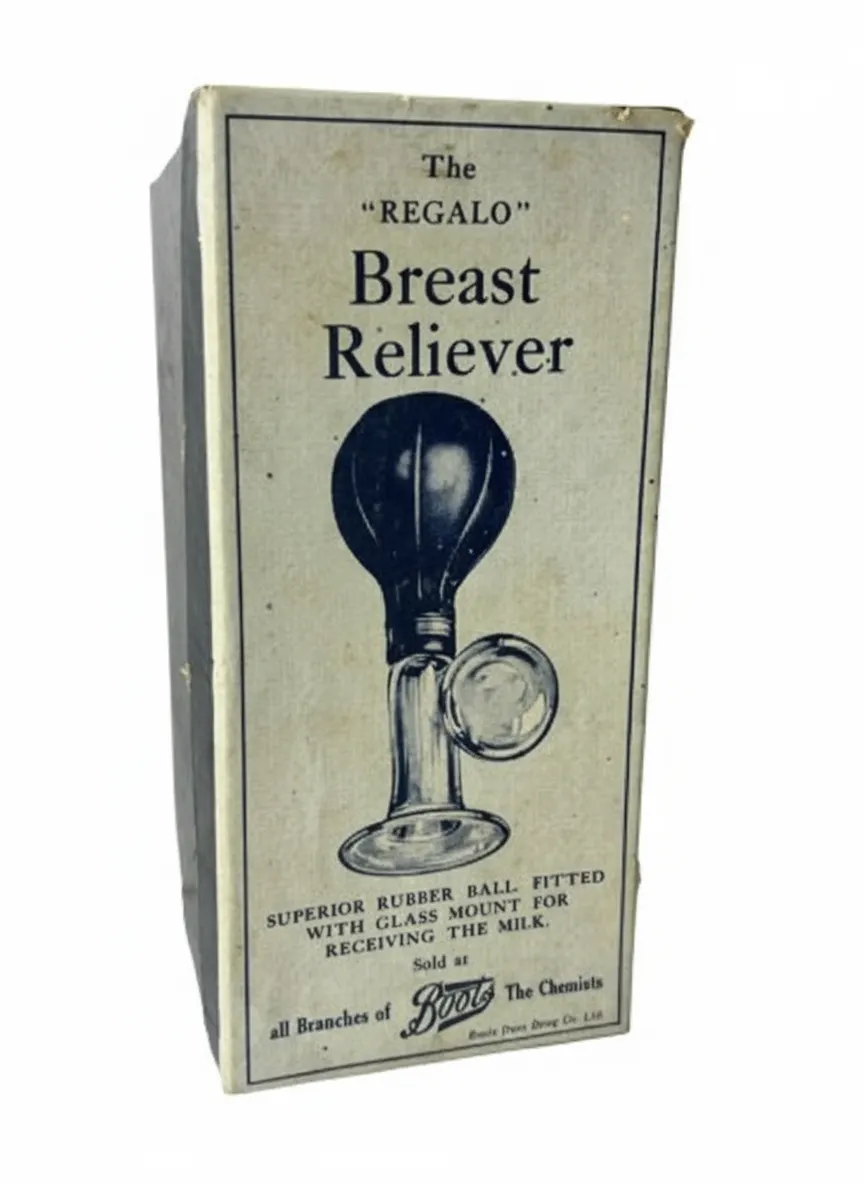 Vintage Boots Chemist 'Regalo' Hand Pump Breast Milk Lactation Reliever & Box