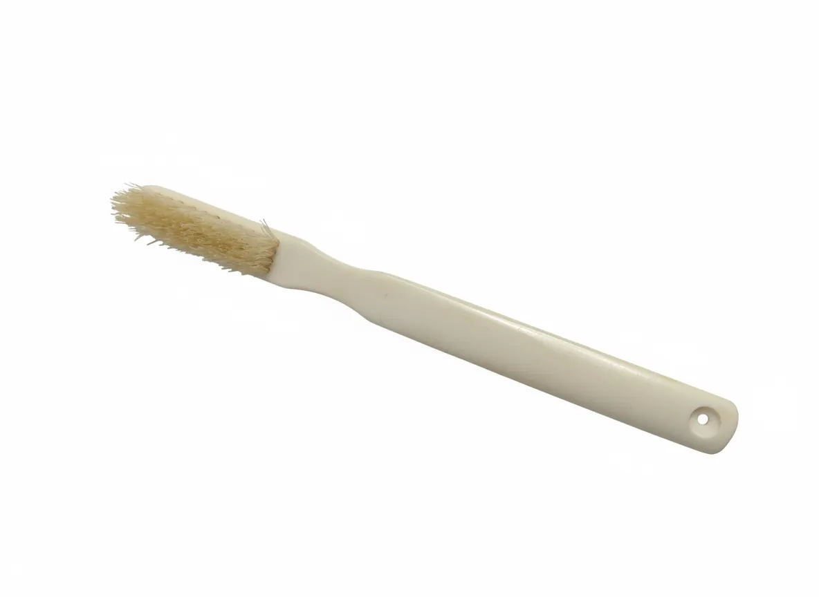 Antique Bovine Bone Handle Toothbrush Vintage Collectible Hygiene Dental Tool