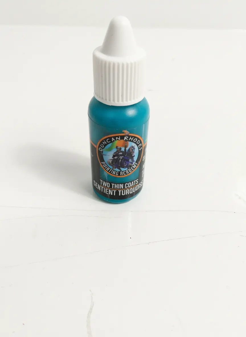 Two Thin Coats Sentient Turquoise 15ml Paint Duncan Rhodes Painting Academy