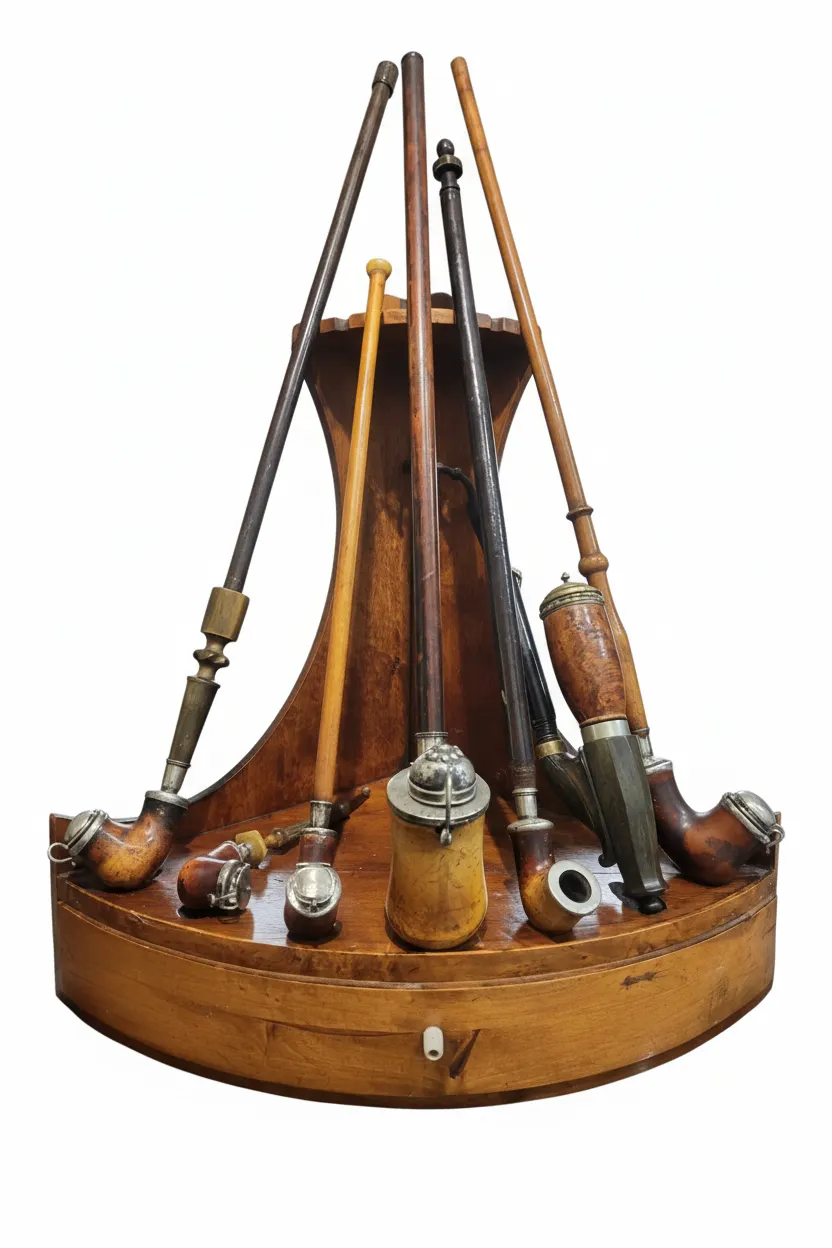 8x Antique Swedish Silver Smoking Pipes Collection Hallmarked Tobacciana Lot