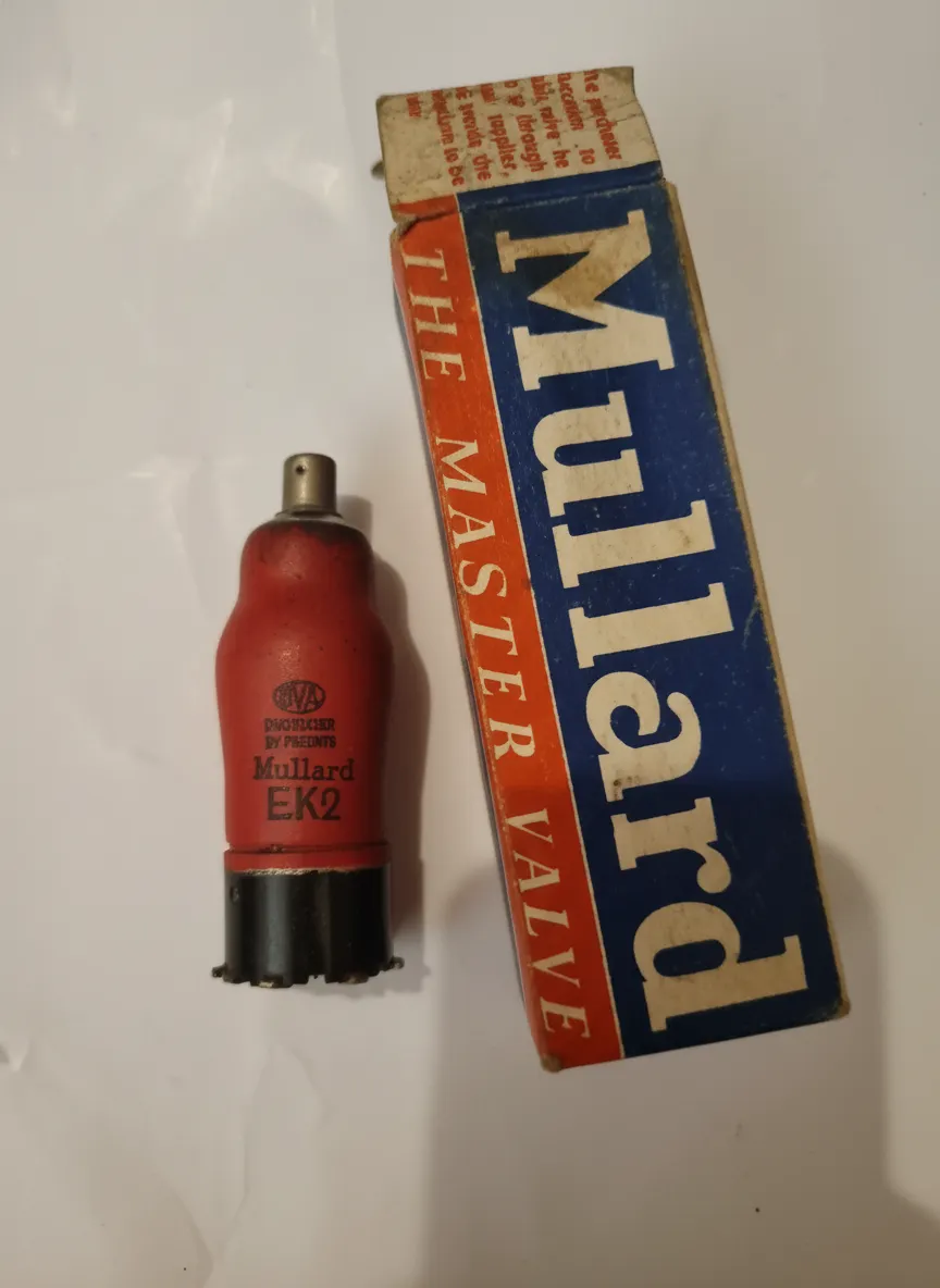 Vintage Mullard EK2 Radio Valve Vacuum Tube Amplifier Audio Part