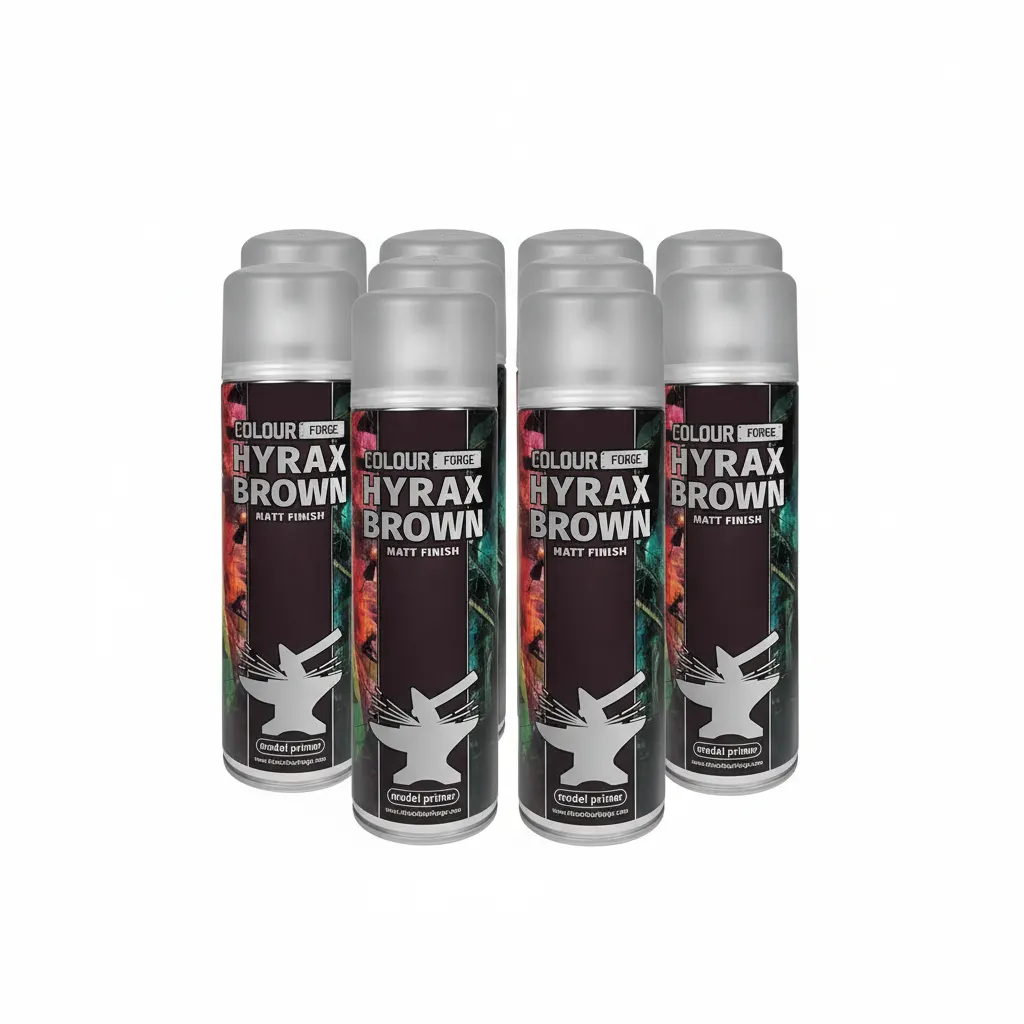 Colour Forge 8x Spray Paint Primer Bundle Warhammer 40K Model Wargaming