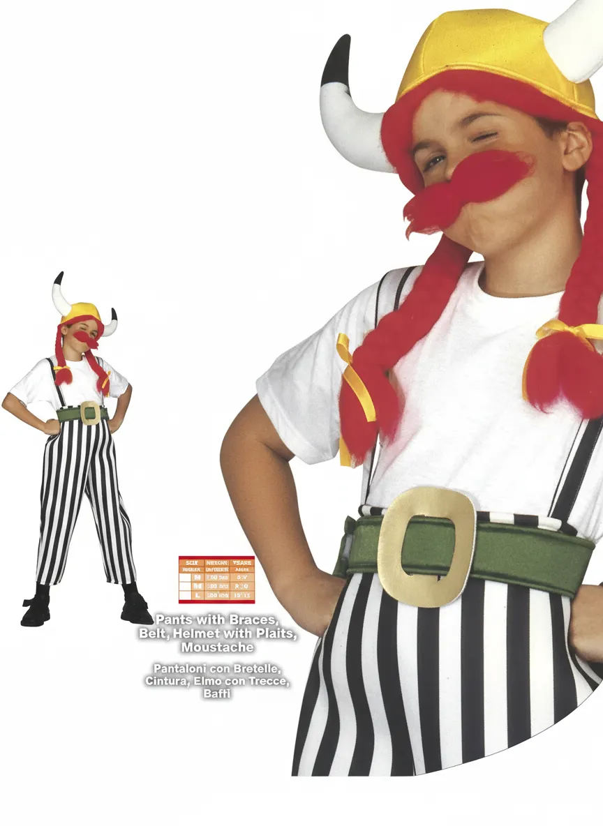 Widmann Chubby Gaulois Obelix Child Fancy Dress Costume Age 5-7