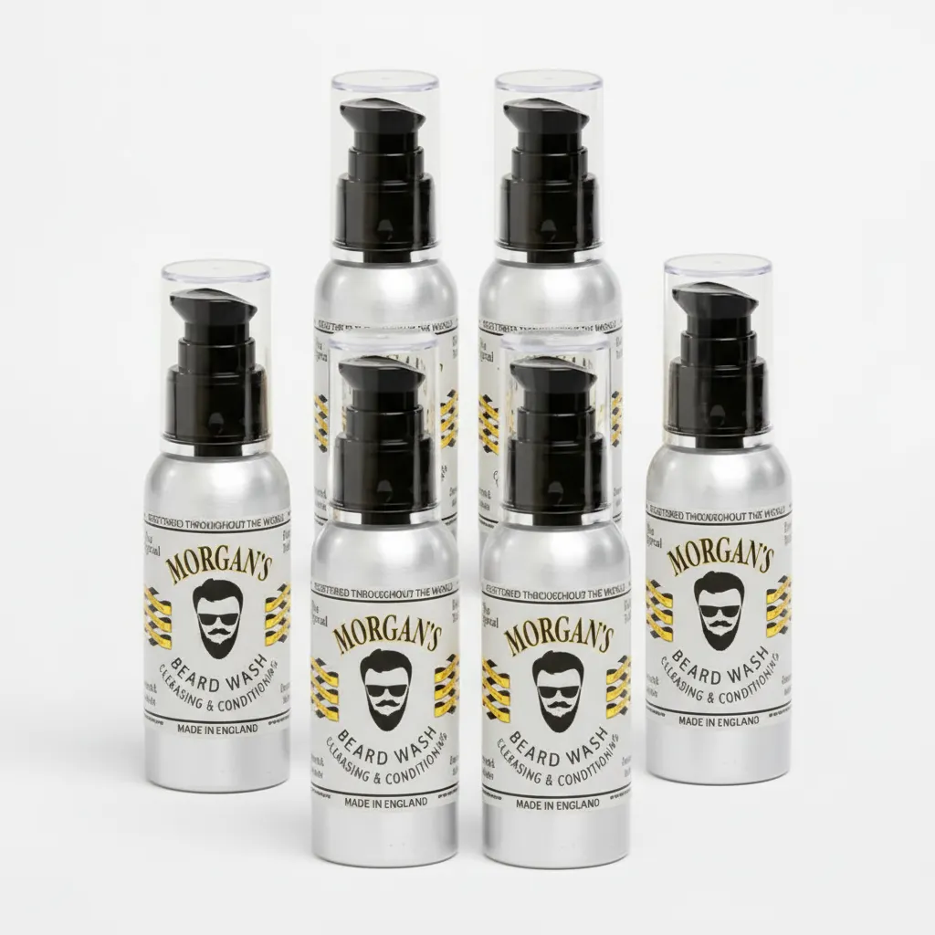 6 x100ml Morgan's Cleansing & Conditioning Beard Wash Bulk Deal