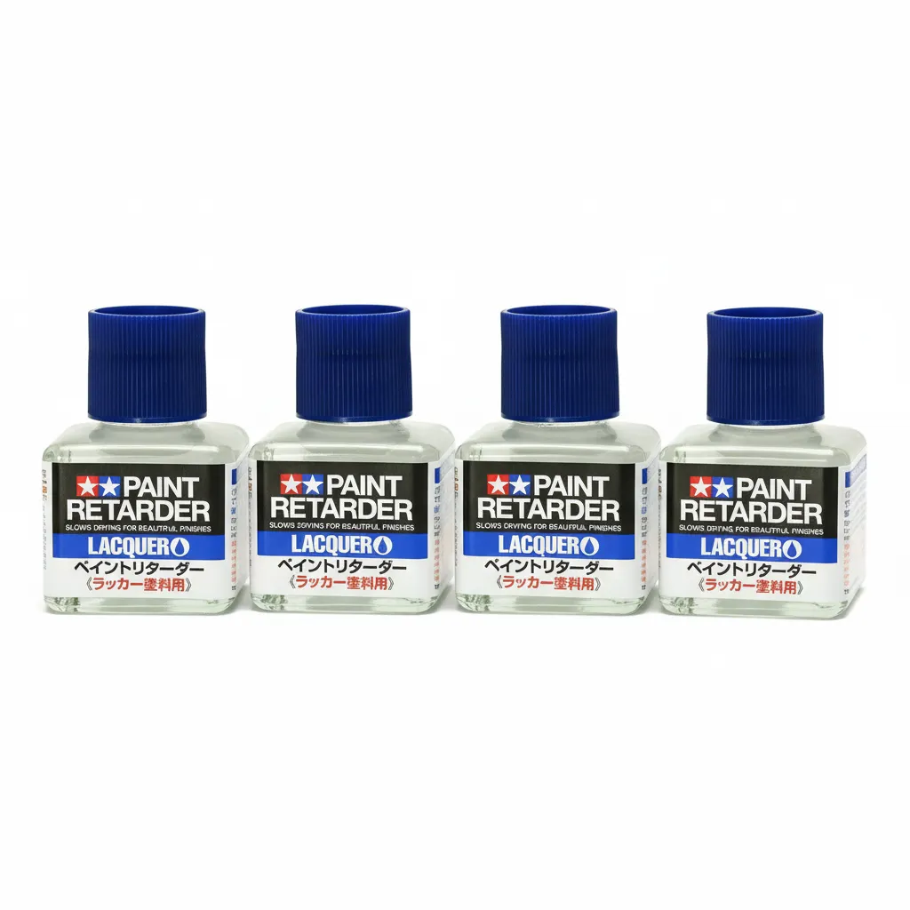 4 x 40ml - TAMIYA 87198 Lacquer Paint Retarder