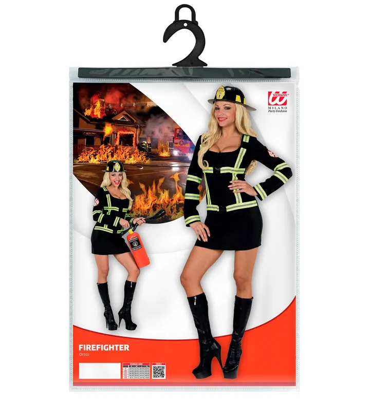 Women's Firefighter Fancy Dress Suit- Small